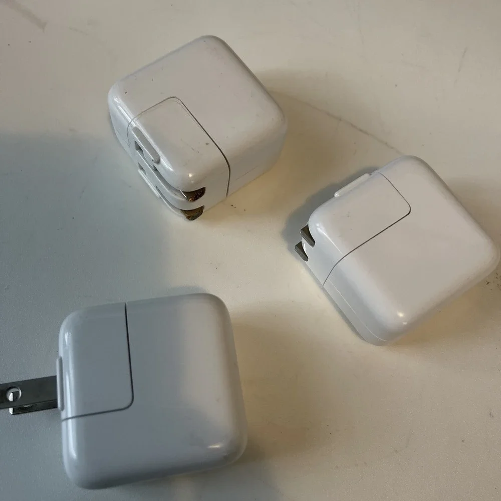 Lot Of 3 Apple Power Brick 12W A1357 USB Charger